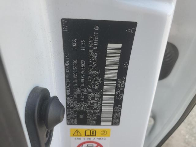 2018 LEXUS RX 450H BA 2T2BGMCA8JC020516