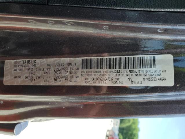 2020 JEEP WRANGLER U 1C4HJXFN2LW247937