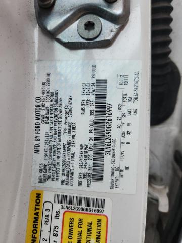 2016 LINCOLN MKZ - 3LN6L2G90GR616997