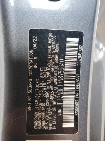 2022 TOYOTA GR 86 PREM - JF1ZNBF17N8756640