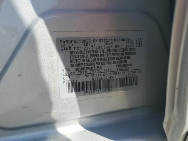 2018 NISSAN SENTRA S - 3N1AB7AP9JY215809