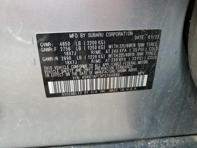 2023 SUBARU OUTBACK TO 4S4BTAPC9P3164888