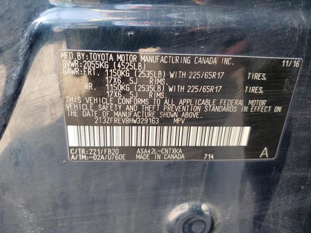 2017 TOYOTA RAV4 LE - 2T3ZFREV8HW329163