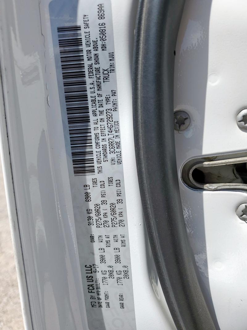 2017 RAM 1500 SLT 3C6RR7LT4HG729273