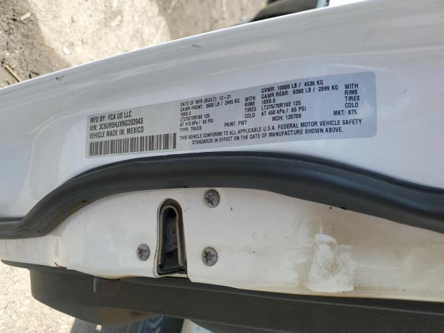 2022 RAM 2500 TRADE 3C6UR5HJXNG203943
