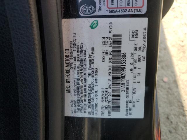 2009 FORD FUSION SEL #3275861669