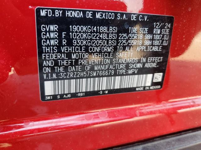 2025 HONDA HR-V SPORT 3CZRZ2H57SM766679