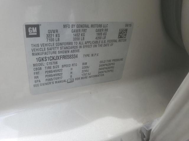 2015 GMC YUKON DENA 1GKS1CKJXFR658334