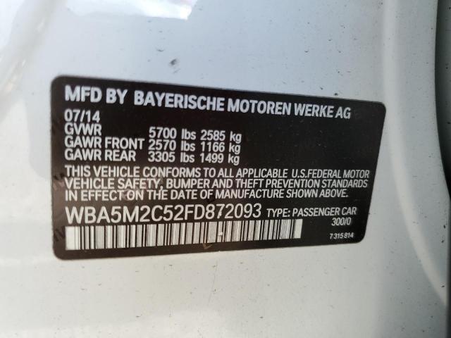 2015 BMW 535 IGT WBA5M2C52FD872093