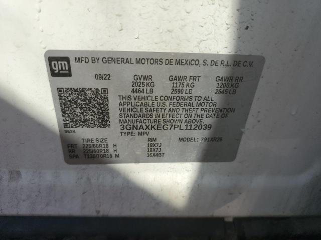 2023 CHEVROLET EQUINOX LT - 3GNAXKEG7PL112039