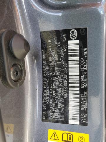 2018 LEXUS ES 350 58ABK1GG4JU106753