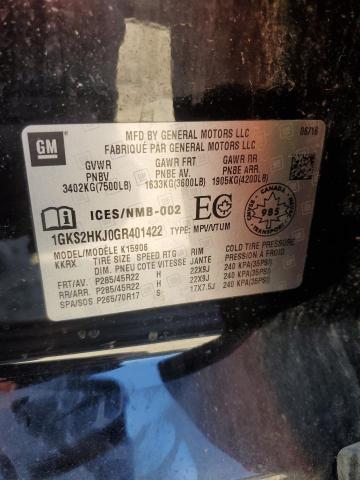 2016 GMC YUKON XL D 1GKS2HKJ0GR401422