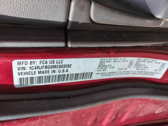 2021 JEEP GRAND CHER 1C4RJFBG6MC603282