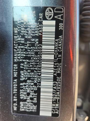 2013 TOYOTA COROLLA MA - 2T1KE4EE6DC050693
