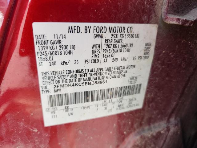 2014 FORD EDGE LIMIT - 2FMDK4KC5EBB58961