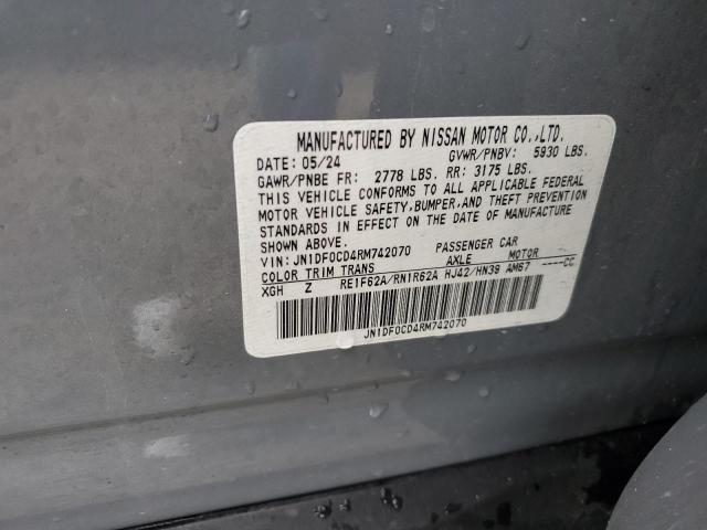 2024 NISSAN ARIYA PLAT JN1DF0CD4RM742070