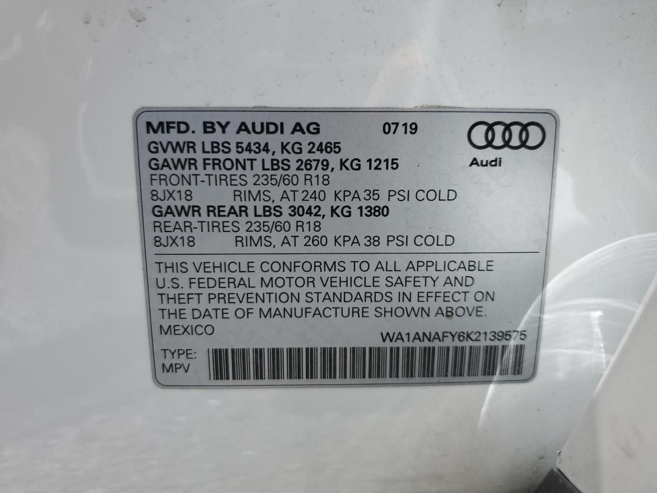 Audi Q5 premium 2019