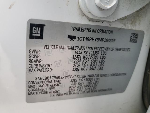 2021 GMC SIERRA K25 1GT49PEY8MF163397