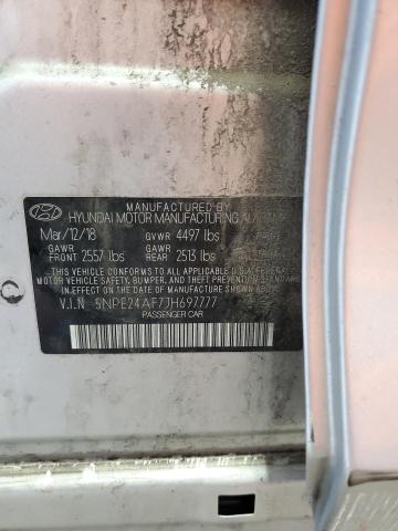 2018 HYUNDAI SONATA SE 5NPE24AF7JH697777