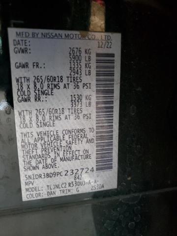 2023 NISSAN PATHFINDER SV #3269934997