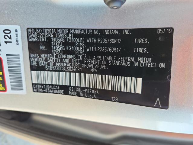 2020 TOYOTA SIENNA XLE - 5TDYZ3DC3LS024681
