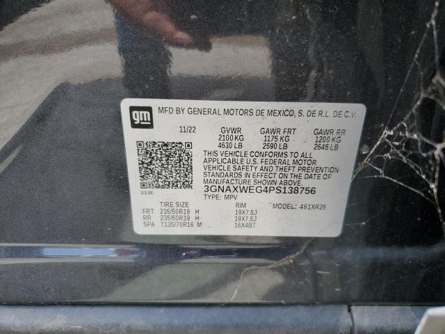 2023 CHEVROLET EQUINOX RS 3GNAXWEG4PS138756
