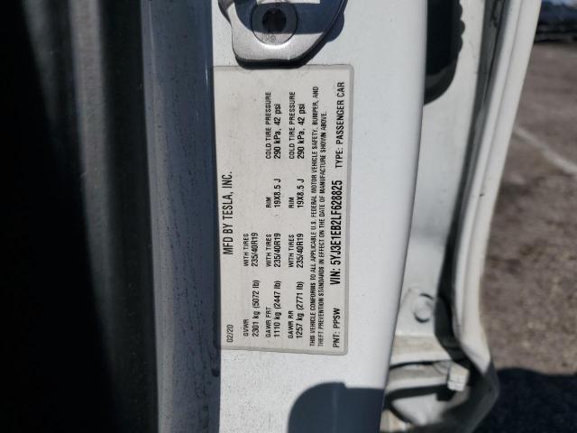 2020 TESLA MODEL 3 5YJ3E1EB2LF628825