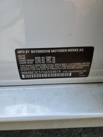 2016 BMW 328 XI SUL WBA8E3C57GK504974