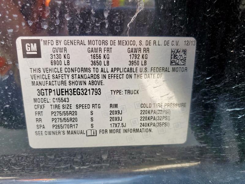 2014 GMC SIERRA C15 - 3GTP1UEH3EG321793