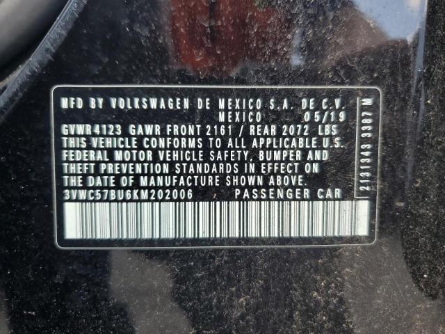 2019 VOLKSWAGEN JETTA S 3VWC57BU6KM202006