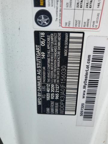 2018 MERCEDES-BENZ SLC 300 WDDPK3JA0JF156030