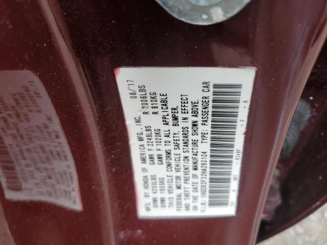 2017 HONDA ACCORD LX 1HGCR2F32HA290104