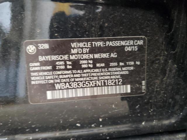 2015 BMW 328 XI WBA3B3G5XFNT18212