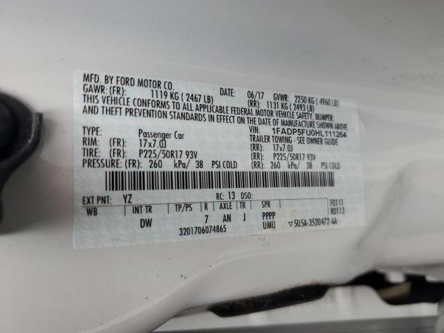2017 FORD C-MAX TITA 1FADP5FU0HL111264
