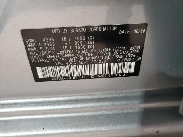 2020 SUBARU IMPREZA PR 4S3GTAD68L3723883