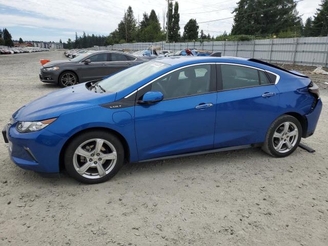 CHEVROLET VOLT LT 2017 blue  hybrid engine 1G1RA6S54HU154725 photo #1