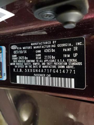 2015 KIA OPTIMA EX - 5XXGN4A71FG414771