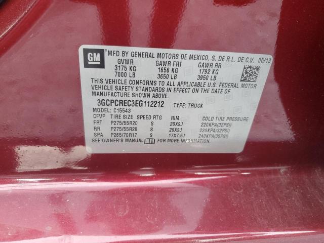 2014 CHEVROLET SILVERADO - 3GCPCREC3EG112212