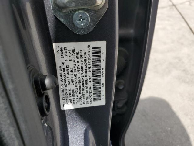 2015 HONDA CIVIC SE 2HGFB2F74FH543913