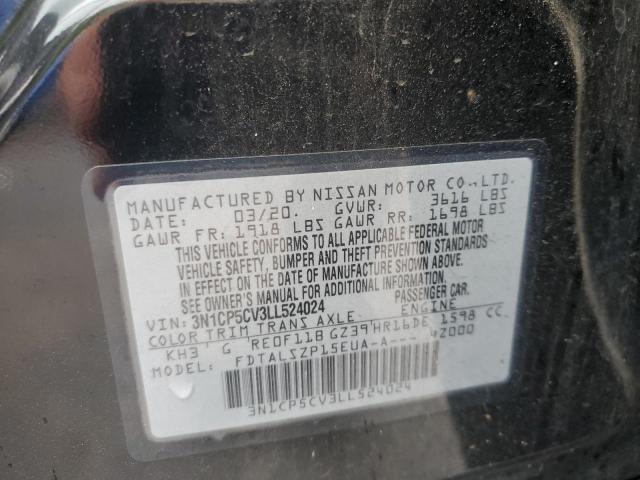 2020 NISSAN KICKS SV 3N1CP5CV3LL524024