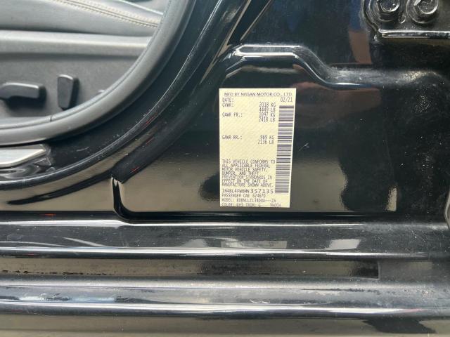 2021 NISSAN ALTIMA PLA 1N4BL4FW6MN357135