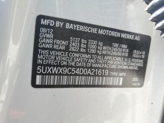 2013 BMW X3 - 5UXWX9C54D0A21619