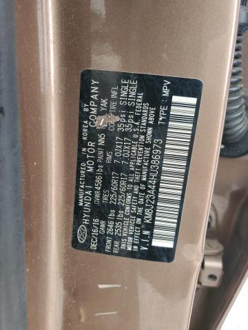 2017 HYUNDAI TUCSON SE KM8J23A44HU386973