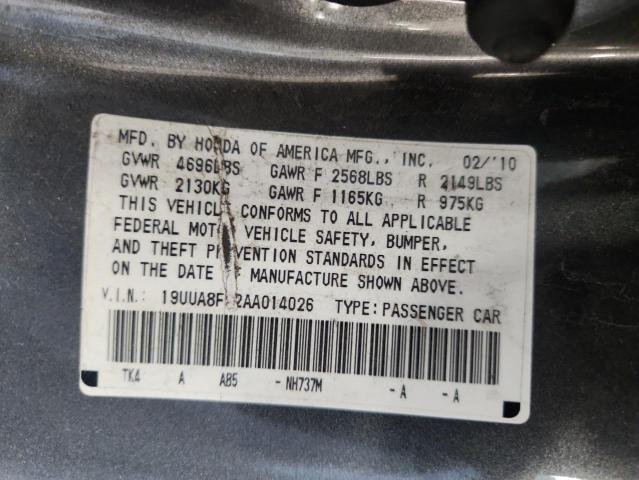2010 ACURA TL - 19UUA8F52AA014026