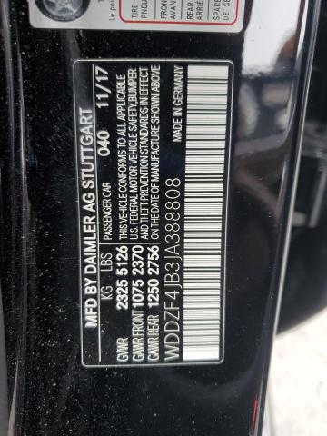 2018 MERCEDES-BENZ E 300 WDDZF4JB3JA388808