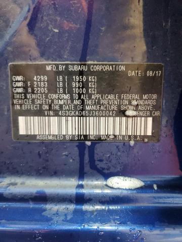 2018 SUBARU IMPREZA PR 4S3GKAD65J3600042