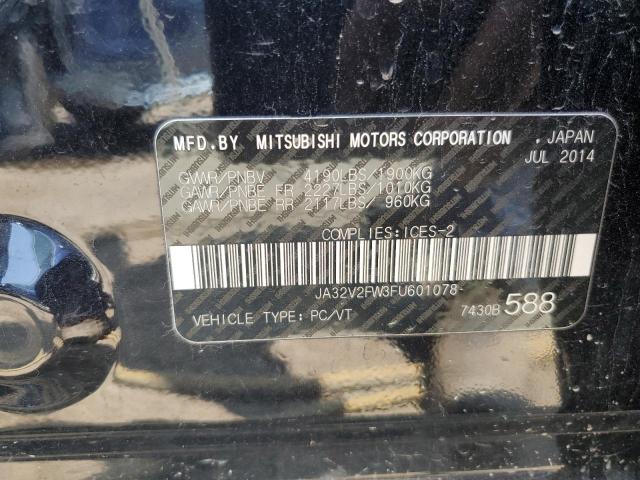 2015 MITSUBISHI LANCER SE JA32V2FW3FU601078