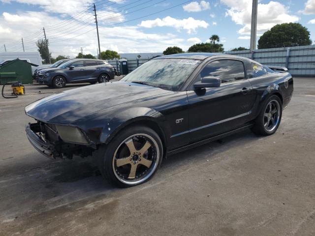 FORD MUSTANG GT 2006 black  gas 1ZVHT82H665194151 photo #1