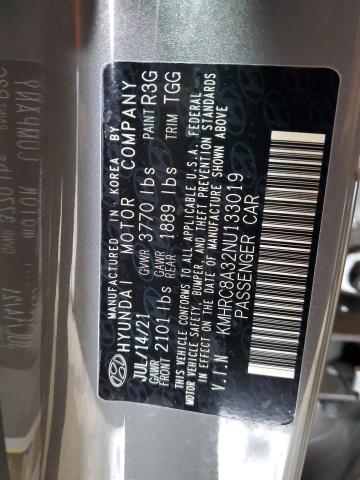 2022 HYUNDAI VENUE SEL KMHRC8A32NU133019