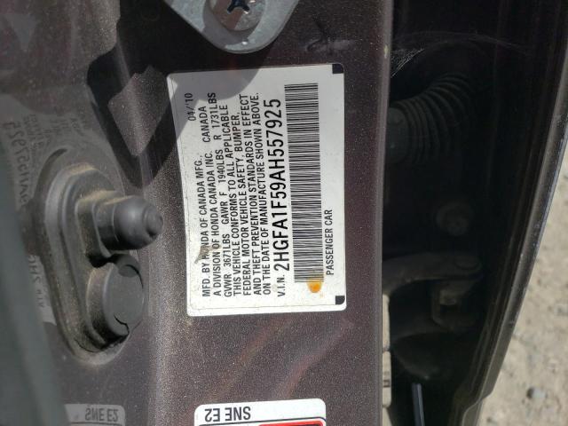 2010 HONDA CIVIC LX - 2HGFA1F59AH557925